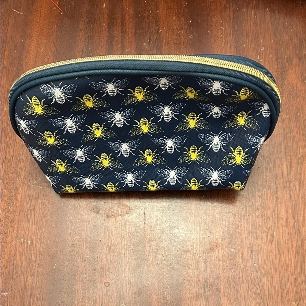 Dabney Lee Bee Pattern Cosmetic Bag OS NWOT